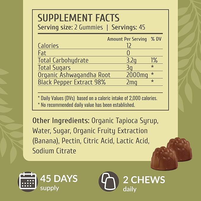 HERBAMAMA Milk Thistle and Ashwagandha Kit - Bundle of Milk Thistle Extract &amp 2000 mg Ashwagandha Root Gummies - Vegan Non-GMO Alcohol-Free - 2 Pack