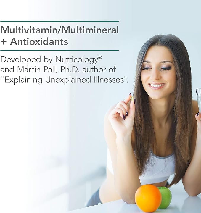 Nutricology MVM-A Supplement - Multivitamin for Men &amp Women with Iron Daily Vitamins for Adults High Potency Bioavailable Vegetarian Capsules - 180 Count