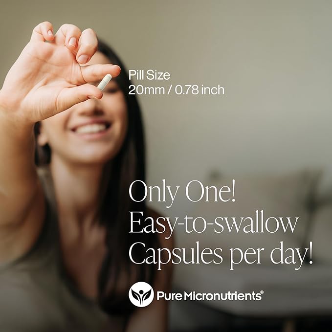 Pure Zinc Supplement 25mg - TRAACS Bisglycinate Chelate - 120 Capsules for Immune Support Skin Health &amp Energy - for Men &amp Women