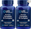 Life Extension BioActive Complete B-Complex 150 Veg Caps (Pack of 2)