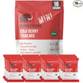Mammoth Bar Goji Berry Trail Mix Mini Bar - Mini Organic Snack Bar Packed with 4g Protein. Made with Goji Berries Almonds Pistachios Sunflower Seeds &amp Egg White Protein. Paleo • Gluten Free • R