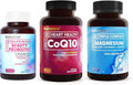 BioEmblem Triple Magnesium Complex and Beauty Probiotics for Women and CoQ10 with BioPerine