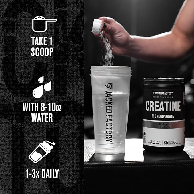 Jacked Factory Nitrosurge Pre-Workout in Pineapple &amp Creatine Monohydrate for Men &amp Women