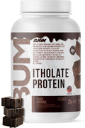 RAW Whey Isolate Protein Powder Fudge Brownie (CBUM Itholate Protein) - 100% Grass-Fed Sports Nutrition for Muscle Growth &amp Recovery - Low-Fat Low Carb Naturally Flavored - 25 Servings