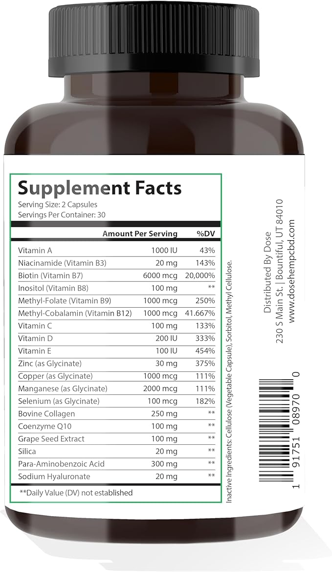 HSN-Vitamins and Minerals for Daily Wellness and Nutritional Support - 60 Capsules