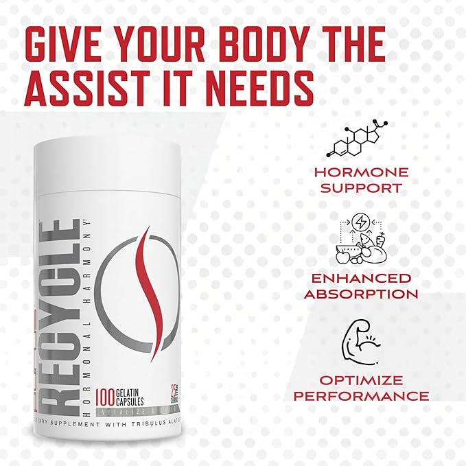 Purus Labs Recycle 100 Gelatin Capsules | Hormone Optimization | 25 Servings