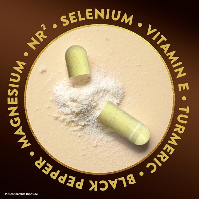Swisse Plus NAD+ Calm Skin | Clinically Tested NAD+ Supplement | Supports Balanced Healthy Skin | Anti-Aging Supplement for Women &amp Men | 30 Capsules
