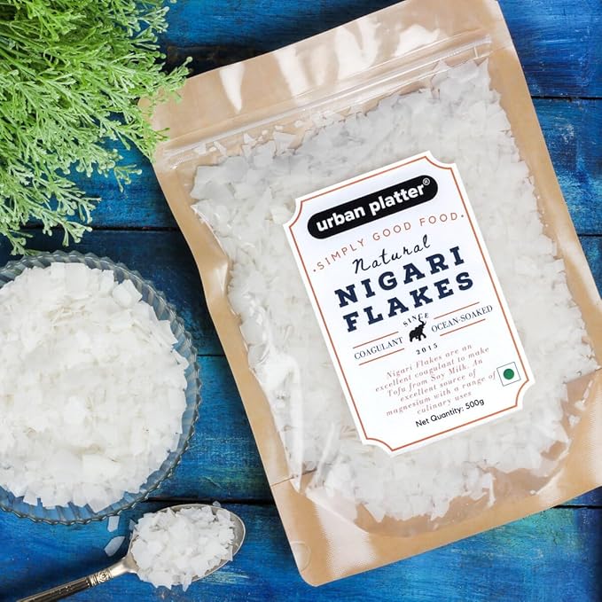 Urban Platter Natural Nigari Flakes 500g [Magnesium Chloride Flakes]