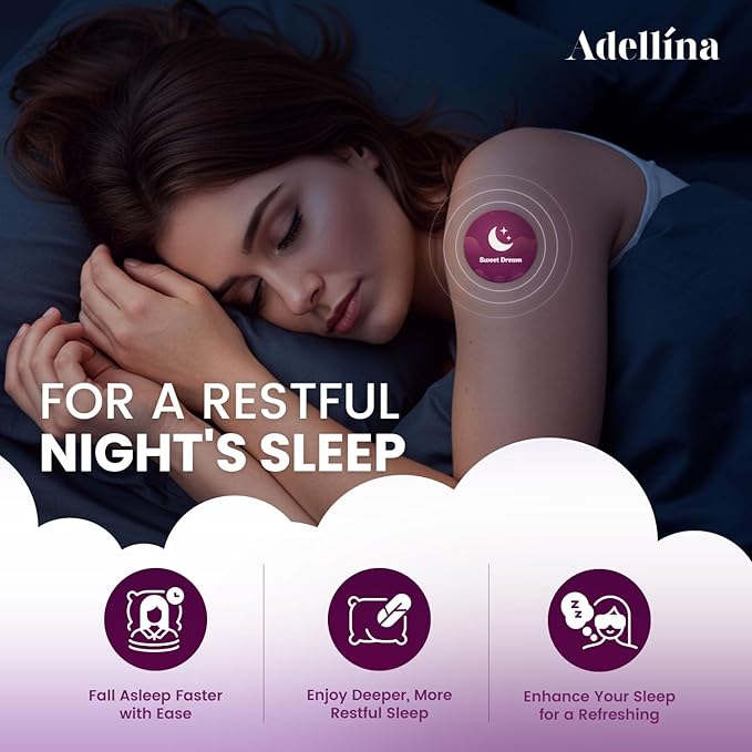 Sleep Patches for Adults Extra Strength: Easy-to-Apply Sleep Patch with Melatonin &amp Valerian 42 Patches