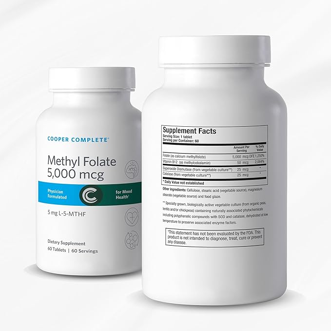 Cooper Complete Methyl Folate 5 mg (5000 mcg) Pack of 1