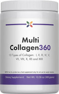 Stop Aging Now - Multi Collagen Peptides Powder - Types i ii iii v x Unflavored - 10.58oz