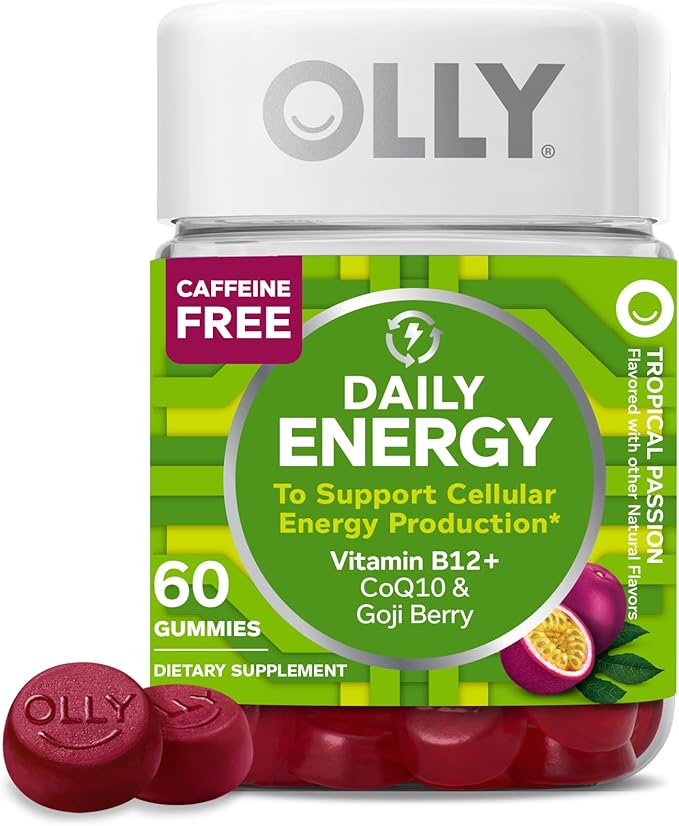 OLLY Sleep Gummy 60 Count and Daily Energy Gummy 60 Count Bundle