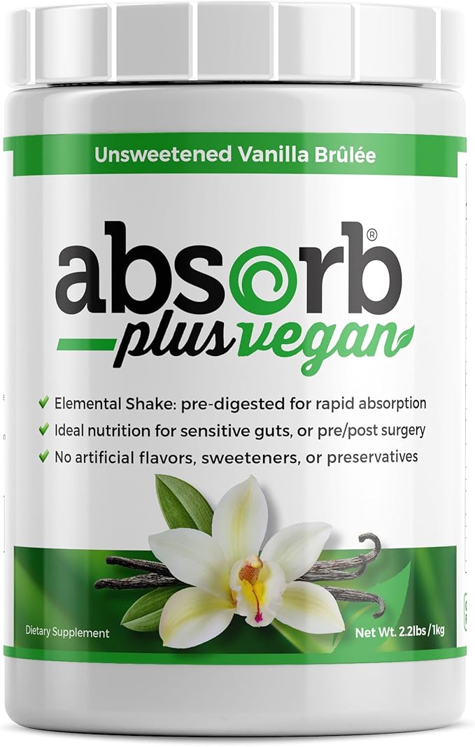 Vegan Elemental Shake – Powdered Blend Natural Ingredients Non-GMO Gluten-Free Organic Sprouted Rice Protein - Smooth Easily Mixable Formula (2.2 lbs Unsweetened Vanilla Brulée)