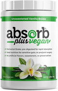 Vegan Elemental Shake – Powdered Blend Natural Ingredients Non-GMO Gluten-Free Organic Sprouted Rice Protein - Smooth Easily Mixable Formula (2.2 lbs Unsweetened Vanilla Brulée)
