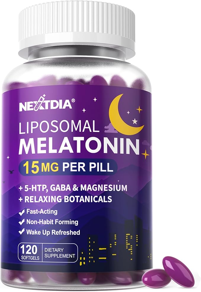 Collagen Peptides Supplement + Liposomal Melatonin Supplement