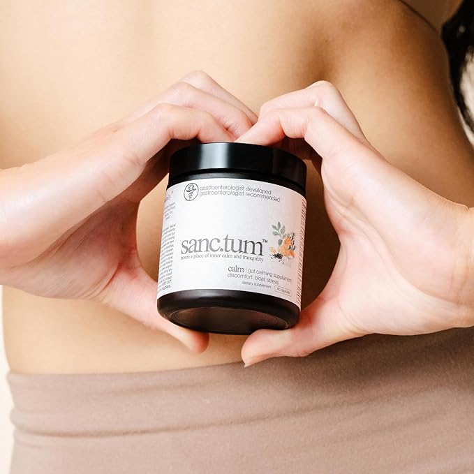 Sanctum™ Physician Formulated &amp Physician Recommended Gut Calming Supplement for Discomfort Bloating and Stress