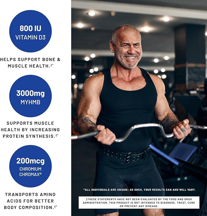 POWERLIFE High Impact Plant Protein Powder with 3000 MG of HMB Plant-Based No Sugar Added Vegan Keto Friendly Non-GMO (Vanilla - New Formula) - 3 Pack