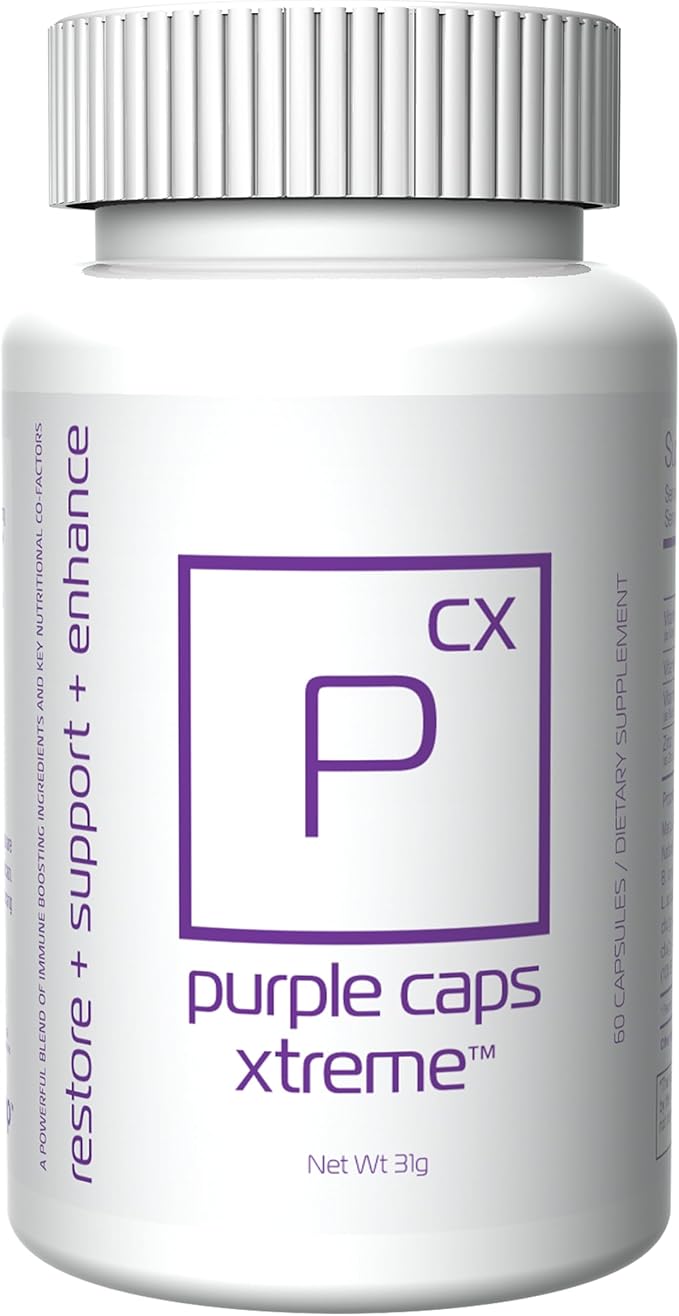 Global Purple Caps Xtreme - Supplement with Vitamins and Minerals by Rotkin Wellness - 60 Capsules