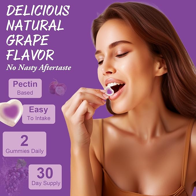Totaria (2 Pcs) Sugar Free Multivitamin Gummies for Women 14+ w/Inositol Iron Folate Biotin Womens Daily Multivitamin Gummy w/Vitamin A D C B Support Hair Skin Energy Immune Grape Flavor