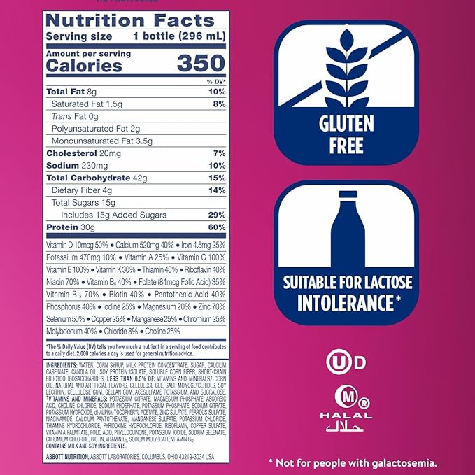 Ensure COMPLETE Vanilla Nutrition Shake Complete Balanced Meal Replacement Ready To Drink 30g Protein 25 Vitamins &amp Minerals 10 fl oz—24 Pack