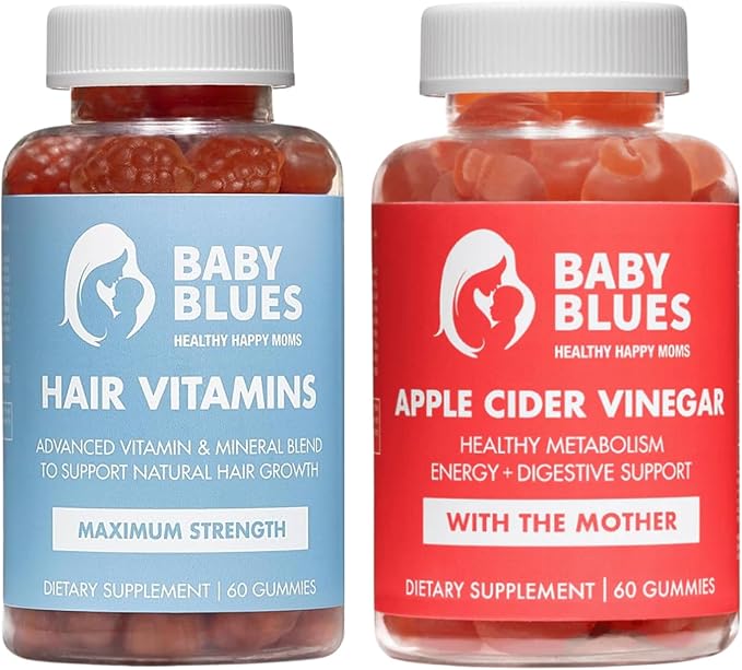 Baby Blues Hair Regrowth &amp Metabolism Support Gummies