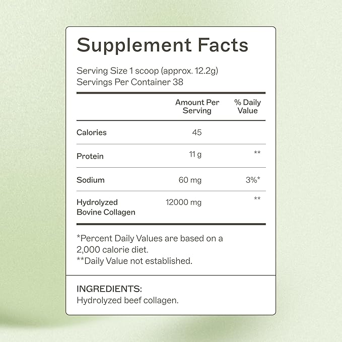 Amy Myers MD Collagen Protein - Hydrolyzed Beef Collagen for Healthy Hair &amp Nails - Protein Supplement to Support Joint &amp Bone Health - Non-GMO &amp Paleo Gut Support - 456 g Unflavored (38