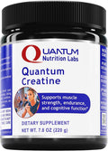 Quantum Nutrition Labs Quantum Creatine - Creatine Monohydrate Powder Creatine Powder for Men Women Vegetarians Unflavored Vegan Friendly Formula - 7.8 oz (40 Servings)