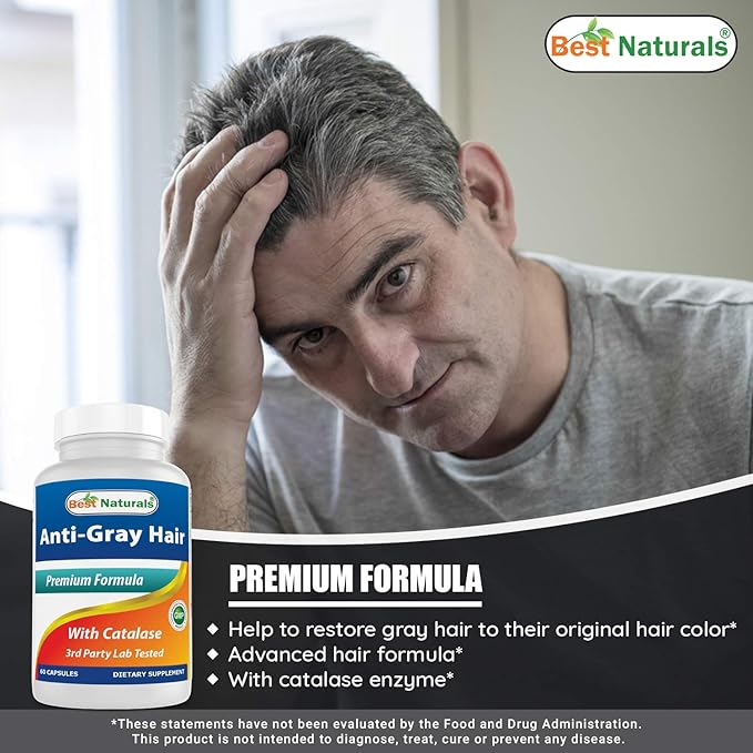 Anti Gray Hair Formula &amp Ashwagandha Extract 500 Mg