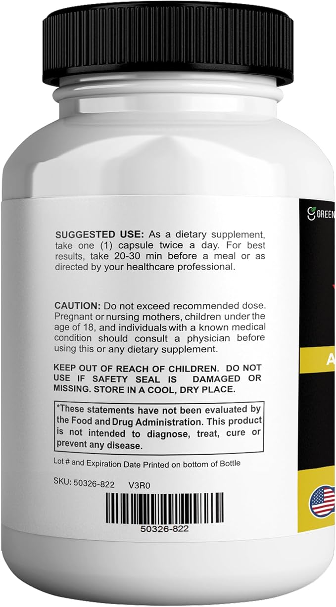 Vigormatrix Max Ashwagandha Premium Extract 60 Capsules Gluten Free Vegan Non-GMO (1)