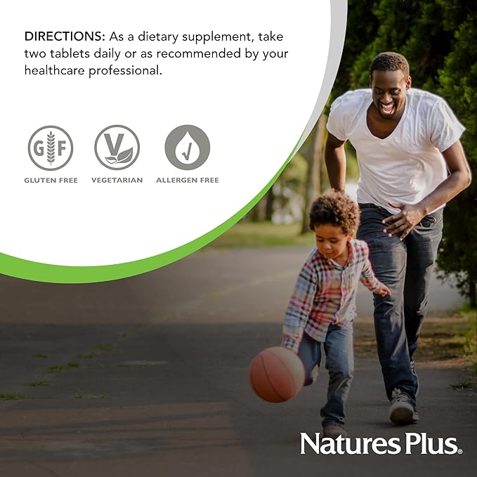 NaturesPlus Herbal Actives Resveratrol Extended Release - 60 Tablets - Vegetarian Gluten Free - 30 Servings