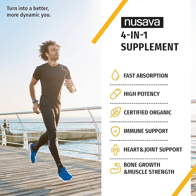 NUSAVA Unflavored D3 K2 Liquid Drops and Vanilla Flavored D3 K2 Liquid Drops Bundle - Potent Liquid Vitamins for Heart Joint Bone Muscle &amp Immune Support - Non-GMO Gluten-Free 2pk Each