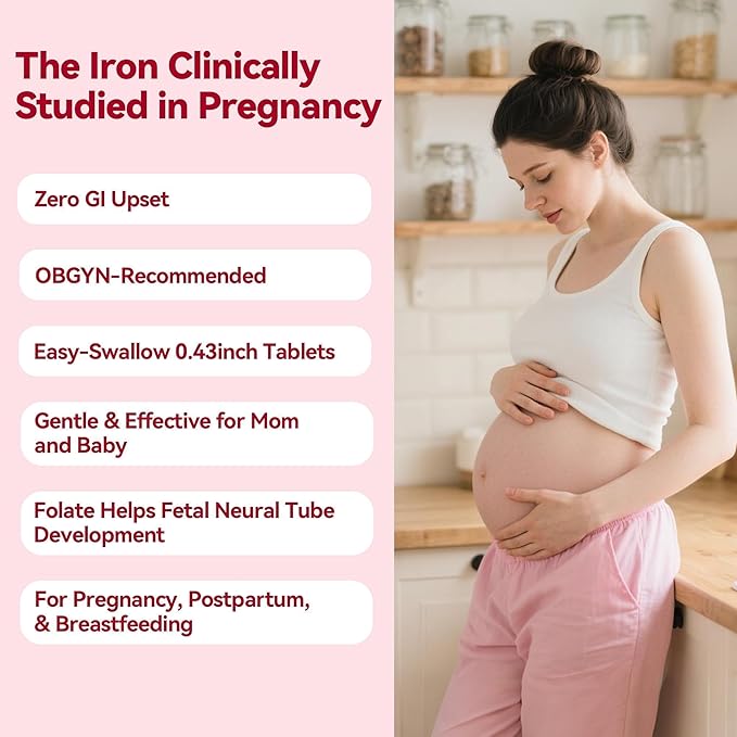 Iron Supplement for Women and Bladder Control Supplements for Women Bundle