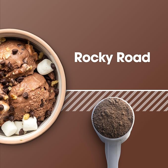 Optimum Nutrition Gold Standard 100% Whey Protein Powder Rocky Road 5 Pound (Packaging May Vary)