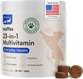 Wuffes 23-in-1 Dog Multivitamin Supplement for Hip &amp Joint Skin &amp Coat and Immune System Support with Omega 3 Iron Zinc Vitamin C - Minerals &amp Vitamins for Senior Dogs and Puppies - 30