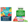 Venture Pal Magnesium Gummies + Electrolyte Powder Bundle – Sugar-Free Magnesium Glycinate with Ashwagandha &amp Electrolyte Drink Mix for Sleep Calm Mood &amp Hydration | Vegan Keto 60 Day Suppl