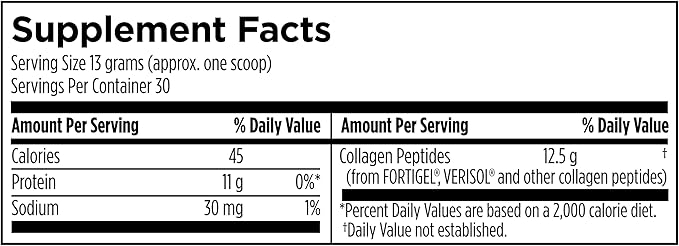 Designs for Sport Collagen Complex - NSF Certified for Sport Collagen Peptides Powder - Collagen for Joints Bone Strength Skin Elasticity (13.8 oz)