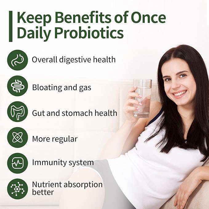 Probiotics for Women and Men - 200 Billion CFU 12 Strains Probiotic for Digestive Immune &amp Gut Health with Organic Prebiotic Shelf Stable Probiotic Supplement for Bloating 120 Capsules