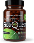 BiotiQuest Ideal Immunity Probiotics to Balance Your Gut and Build Immune System Resilience 12 Billion CFU Non-GMO and Gluten Free 60 Capsules