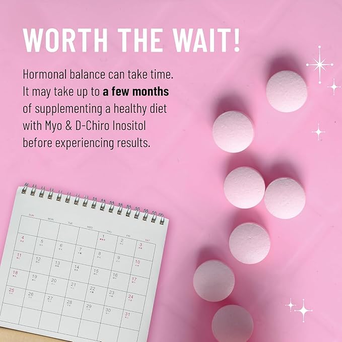 Legendairy Milk Myo Inositol and D Chiro Inositol Supplement for Women 40:1 Ratio PCOS Fertility Support Hormone Balance Sugar Free Vegan Chewable Tablets Cherry Flavor 90 Day Supply Pack of 3