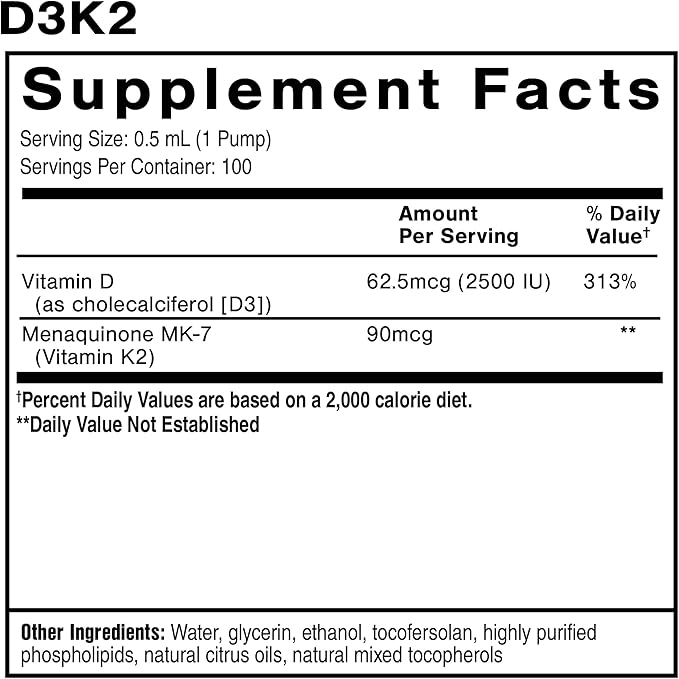 Quicksilver Scientific Methyl B Complex Nanoemulsified D3K2 Bundle (50 ml Each)
