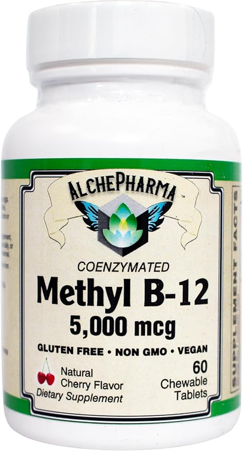 High-Potency Methylcobalamin B-12 Chewable Tablets (5000 mcg)