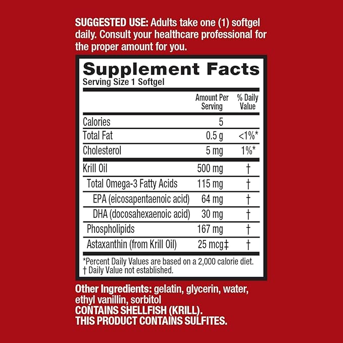 Schiff Vitamins Mega Red Extra Strength 45 Sgel