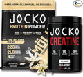 Jocko Fuel Bundle - Vanilla Mölk Protein Powder + Creatine Monohydrate Powder for Men &amp Women - Bundle for Atheltic Performance Recovery &amp Muscle Growth