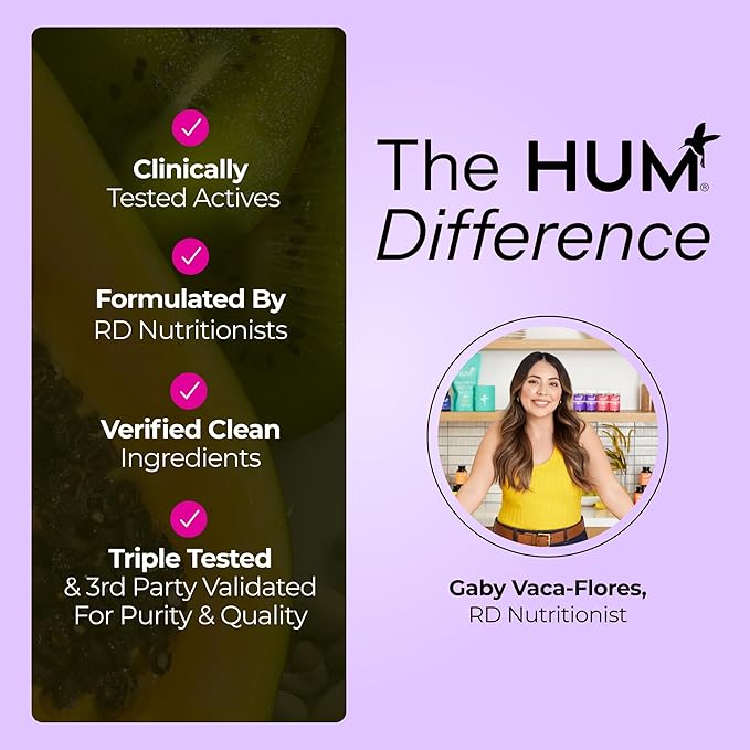 HUM Turn Back Time Turmeric Supplement for Youthful Looking Skin Support with Green Tea Extract Lutein &amp Polyphenols Skin Care Aging &amp Collagen Support Capsules for Even Tone 60 Vegan Capsu