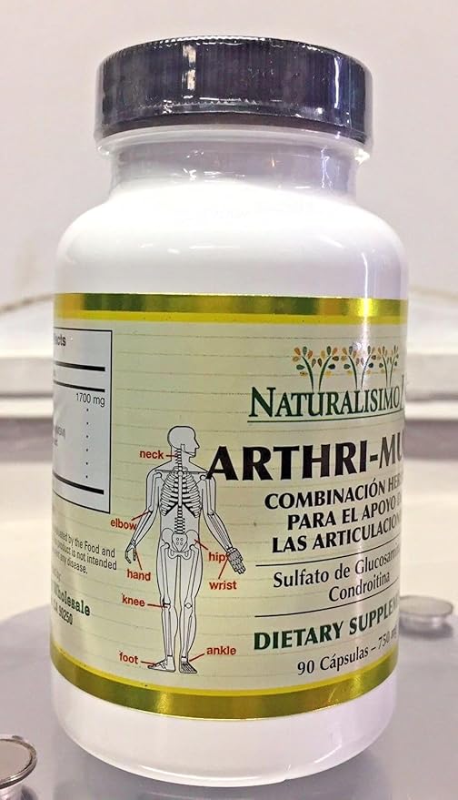 Generic Arthri-Multi 90 Capsulas 750mg Sulfato de Glucosamina Condroitina Blue