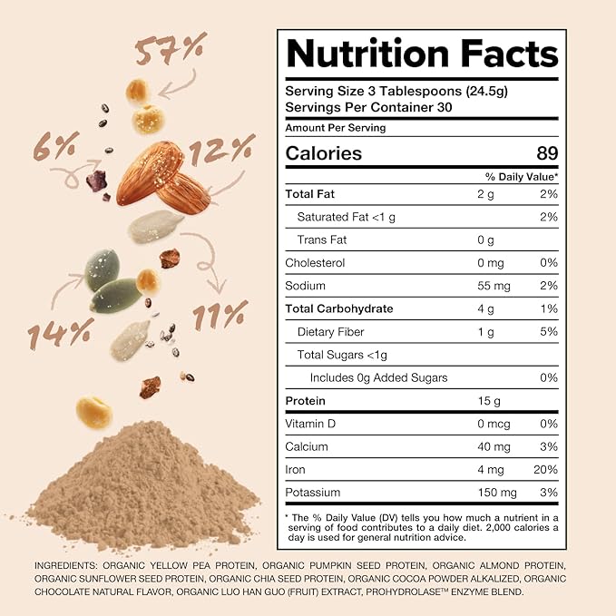 Complement Creatine &amp Dual-Flavor Protein Bundle – Enhance Muscle Performance with Unflavored and Chocolate Plant-Based Protein Powders
