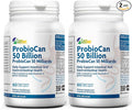 ProbioCan - Probiotic 50 Billion CFU (60 Servings) 11 Strains of Lactobacillus &amp Bifidobacteria Supports Digestive Health &amp Immune Function Probiotics for Women &amp Men - Pack of 2