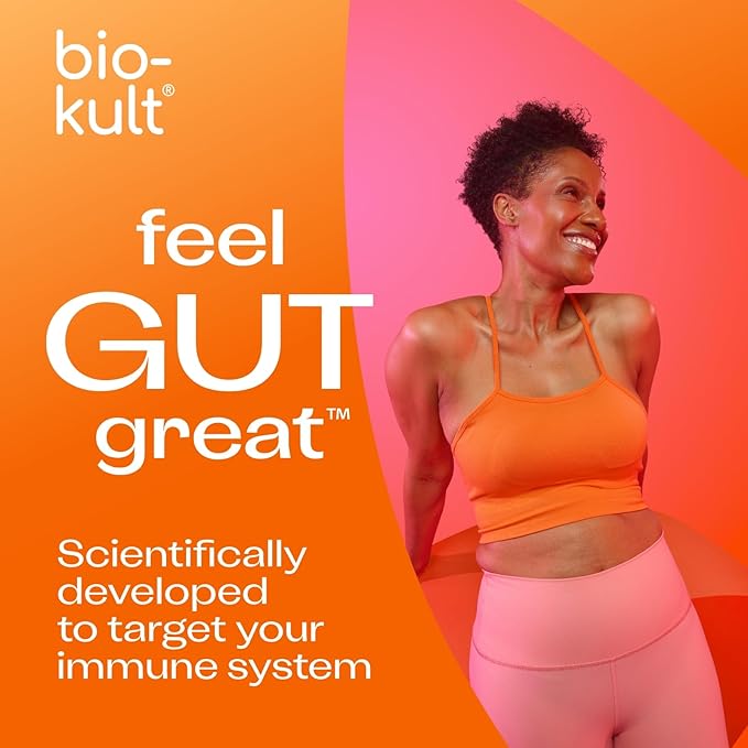 Bio-Kult Boosted Extra Strength Probiotic Supplement for Gut Health Immune System Support and Your Digestive Tract with Vitamin B12 – 30 Capsules