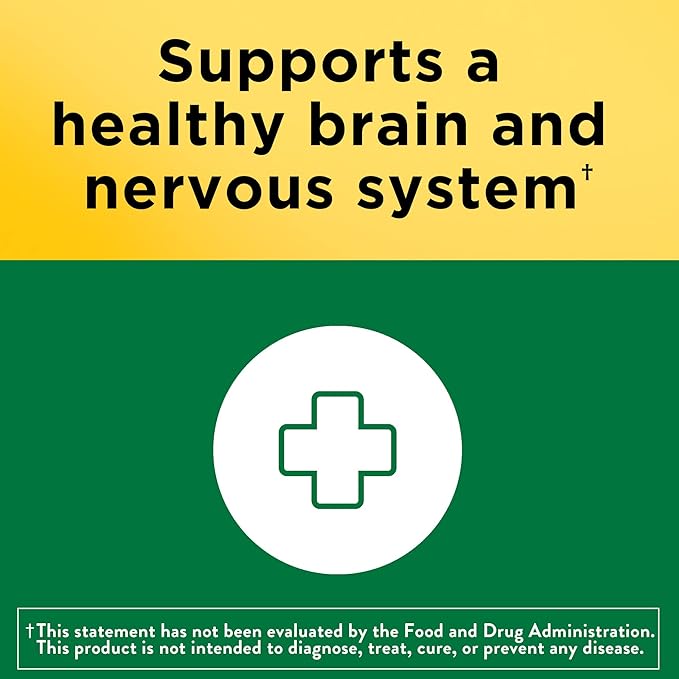 Nature Made Super B Complex with Vitamin C and Folic Acid Dietary Supplement for Cellular Energy Support 60 Tablets 60 Day Supply