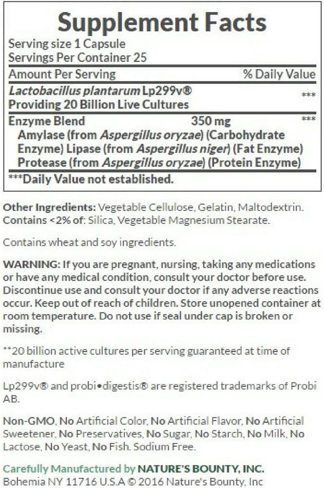 Nb Probiotic Gx Capsules Size 25ct Nb Probiotic Gx Capsules 25ct